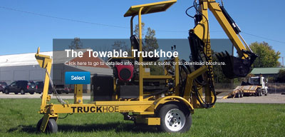 the towable Truckhoe
